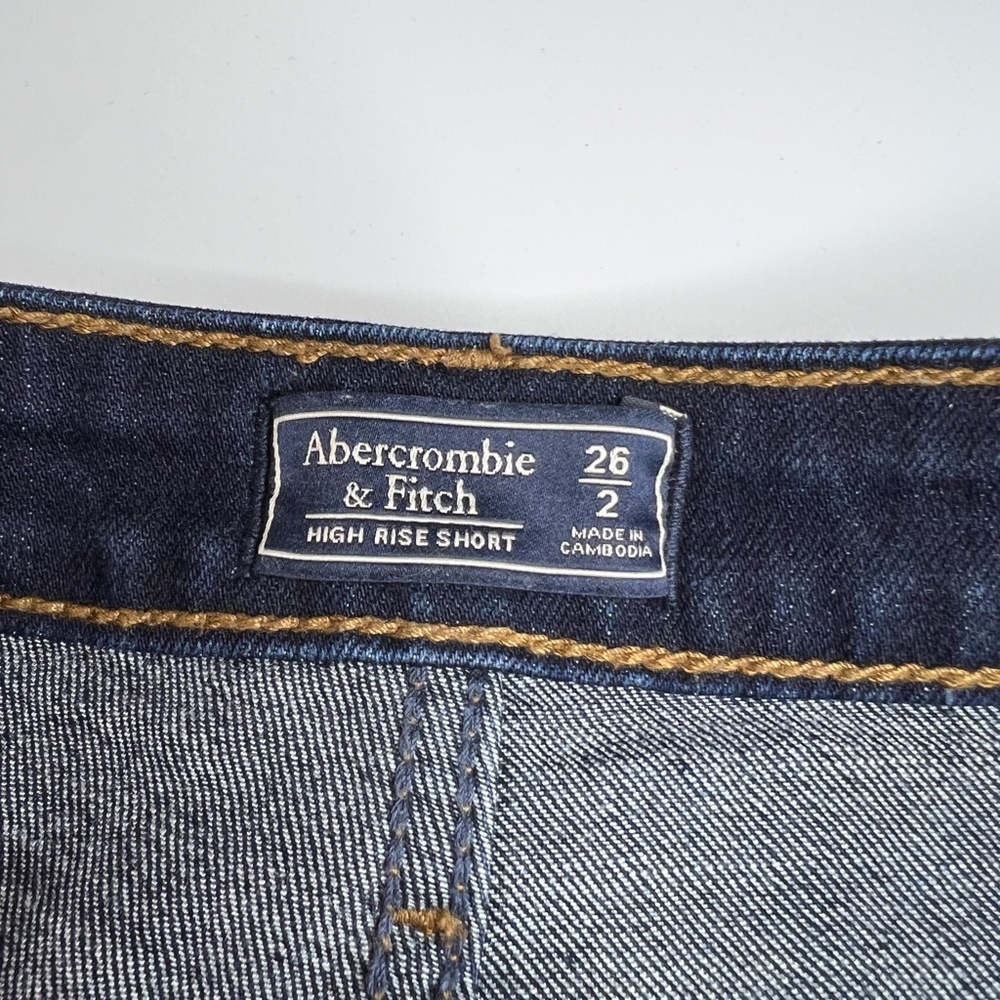 Abercrombie & Fitch Shorts Denim High Rise Short - Picture 2 of 5